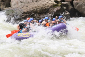 First Star students enjoy a whitewater rafting experience during a past Summer Academy. See more activities in this KVC First Star Academy success story.