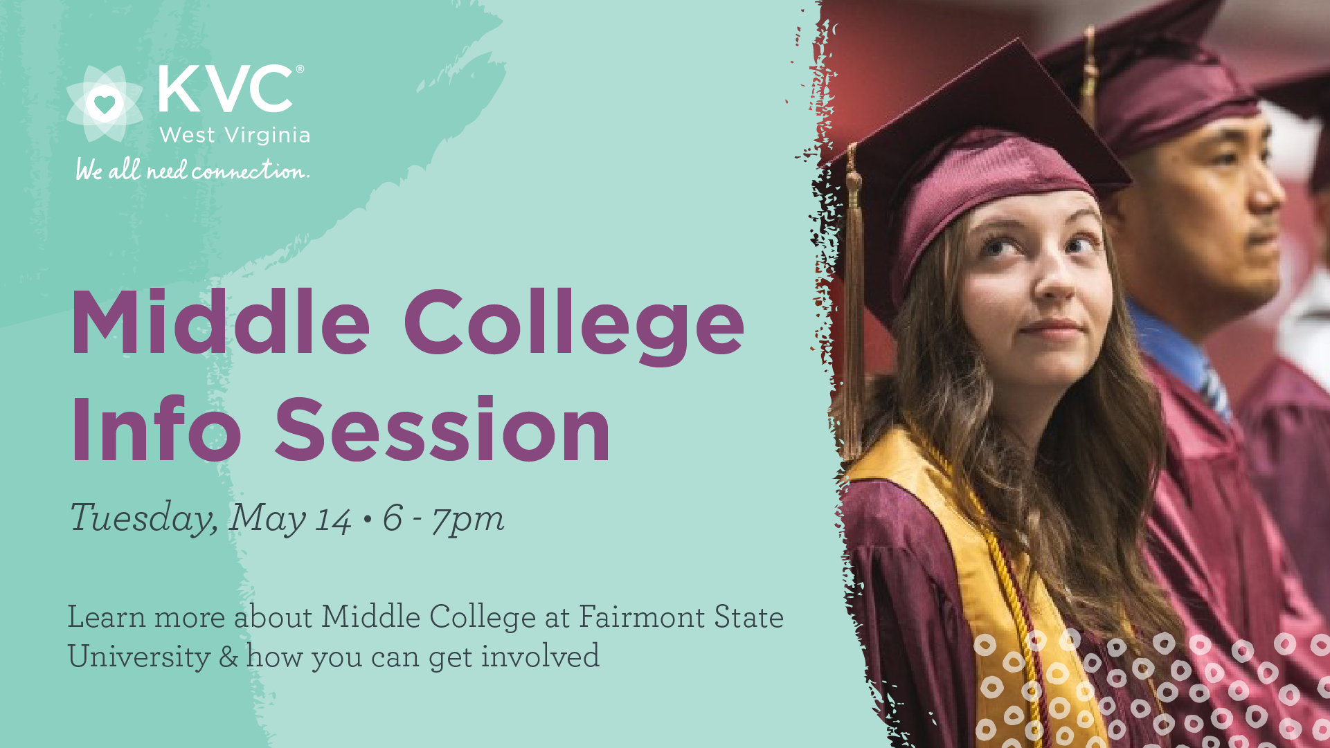 Middle College at Fairmont State University Info Session hosted by KVC West Virginia