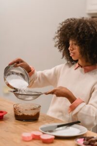 Teen baking 