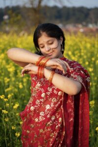 Teen in field